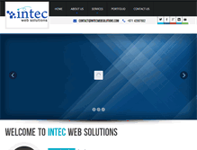 Tablet Screenshot of intecwebsolutions.com